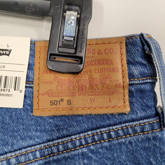 Levi's Premium 501 Skinny High-rise Women's Jeans Jive Ship - Medium Wash 29x28 - Picture 6 of 9